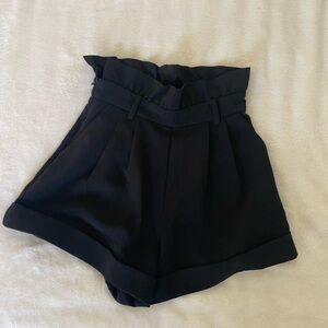 J.ING Black High Waist Women's Shorts